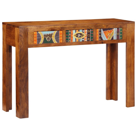 vidaXL Wandtafel 110x35x75 cm massief acaciahout afbeelding3 - 1
