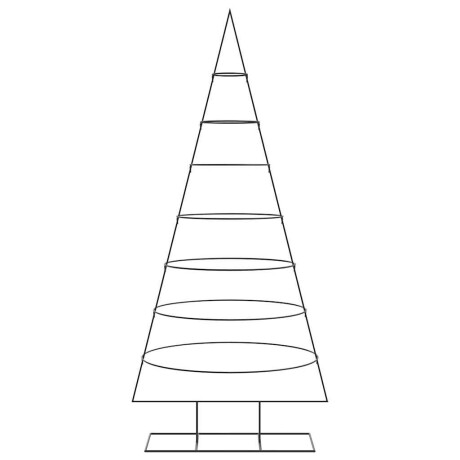 vidaXL | Metalen kerstboom | met standaard 210 cm Poedergecoat staal afbeelding3 - 1