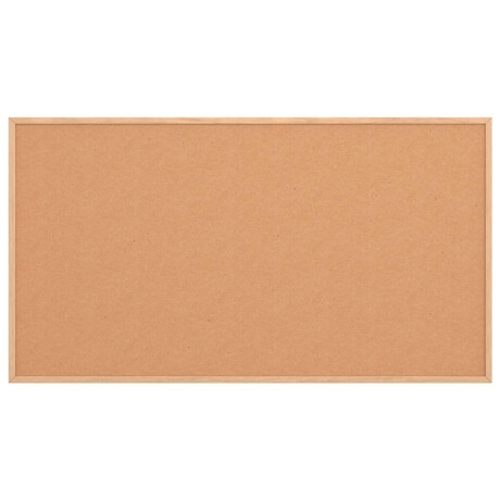 vidaXL Kurkbord met massief grenenhouten frame 100x55 cm afbeelding3 - 1