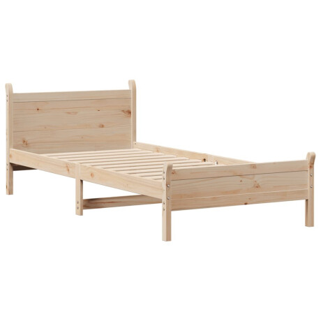 vidaXL Bedframe zonder matras massief grenenhout 90x200 cm afbeelding3 - 1