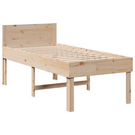vidaXL Bedframe zonder matras massief grenenhout 80x200 cm afbeelding3 - 1
