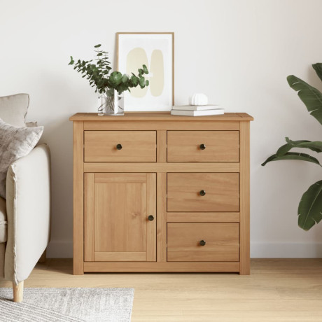 vidaXL Dressoir met lades PANAMA 93x40x80 cm massief grenenhout afbeelding3 - 1
