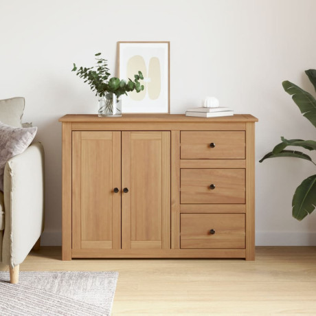 vidaXL Dressoir met lades PANAMA 112x40x80 cm massief grenenhout afbeelding3 - 1