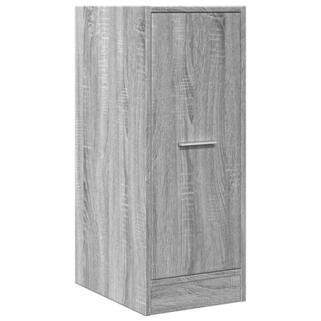 vidaXL Apothekerskast 30x41x77,5 cm bewerkt hout grijs sonoma eiken afbeelding3 - 1