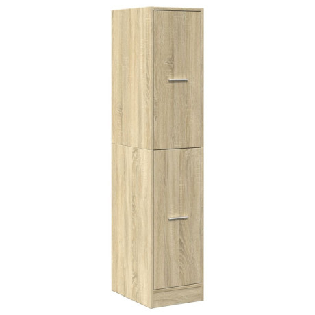 vidaXL Apothekerskast 30x41x144,5 cm bewerkt hout sonoma eikenkleurig afbeelding3 - 1