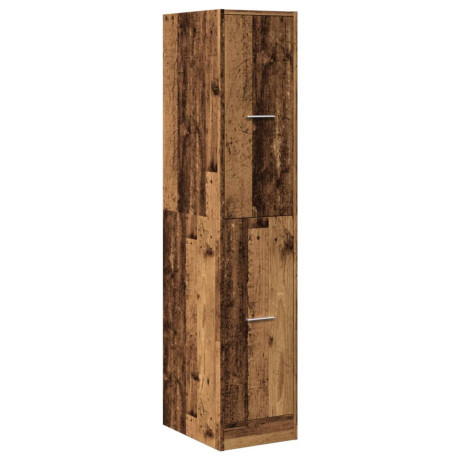 vidaXL Apothekerskast 30x41x144,5 cm bewerkt hout oud houtkleurig afbeelding3 - 1