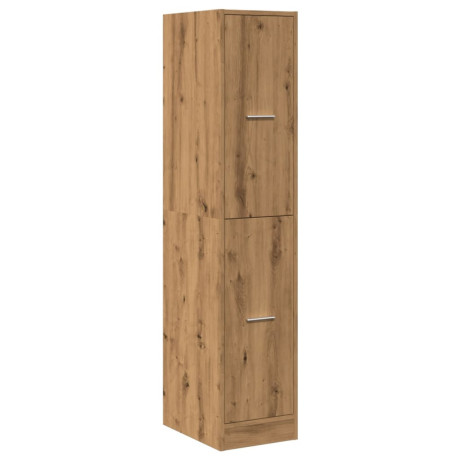 vidaXL Apothekerskast 30x41x144,5 cm bewerkt hout artisanaal eiken afbeelding3 - 1