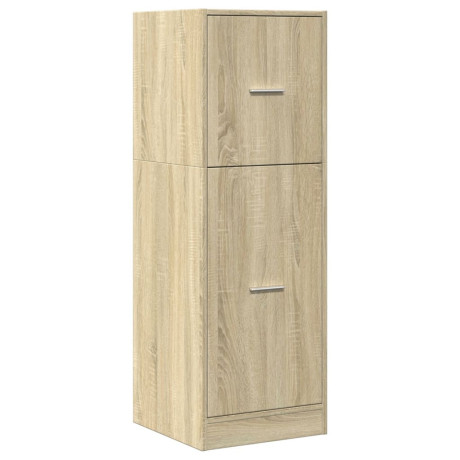 vidaXL Apothekerskast 40x41x118 cm bewerkt hout sonoma eikenkleurig afbeelding3 - 1