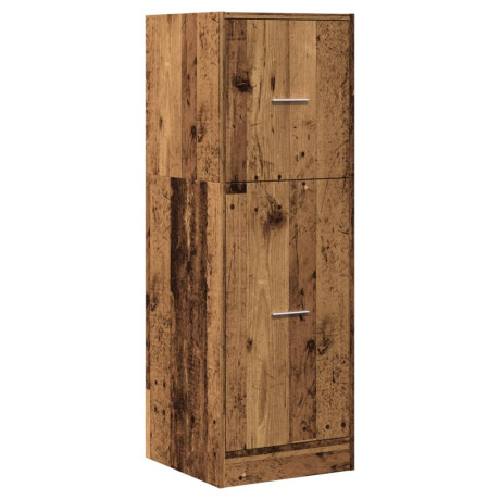 vidaXL Apothekerskast 40x41x118 cm bewerkt hout oud houtkleurig afbeelding3 - 1