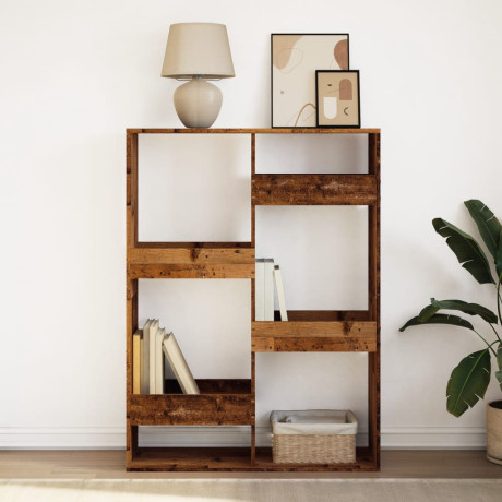 vidaXL Boekenkast 100x33x135 cm bewerkt hout oud houtkleurig afbeelding3 - 1