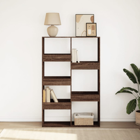 vidaXL Boekenkast 100x33x155,5 cm bewerkt hout bruin eikenkleurig afbeelding3 - 1