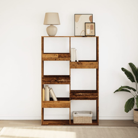 vidaXL Boekenkast 100x33x155,5 cm bewerkt hout oud houtkleurig afbeelding3 - 1