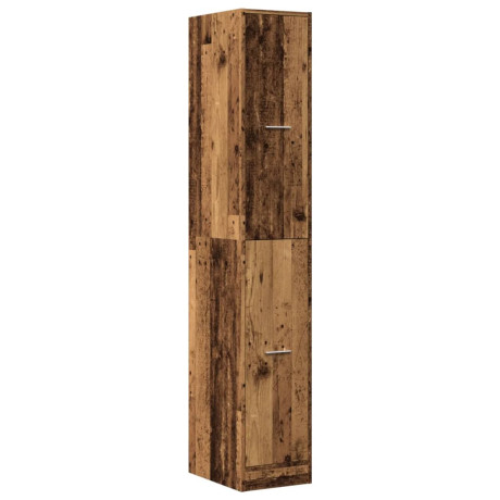 vidaXL Apothekerskast 30x41x174,5 cm bewerkt hout oud houtkleurig afbeelding3 - 1