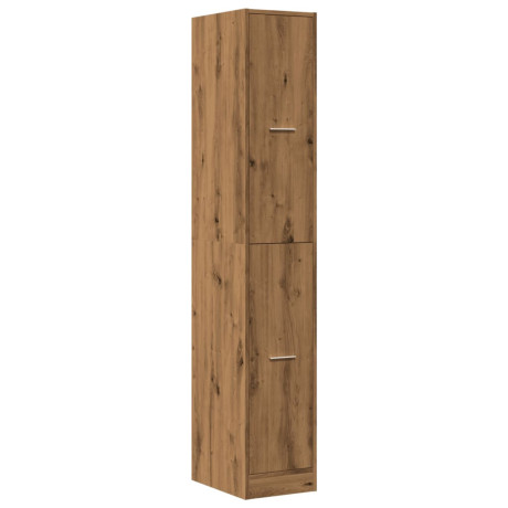 vidaXL Apothekerskast 30x41x174,5 cm bewerkt hout artisanaal eiken afbeelding3 - 1