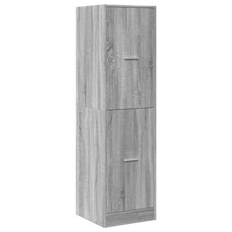 vidaXL Apothekerskast 40x41x144,5 cm bewerkt hout grijs sonoma eiken afbeelding3 - 1