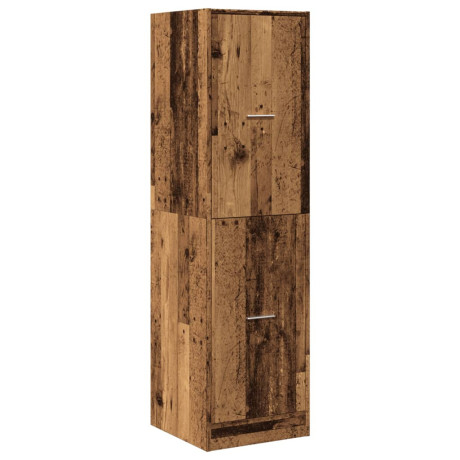 vidaXL Apothekerskast 40x41x144,5 cm bewerkt hout oud houtkleurig afbeelding3 - 1