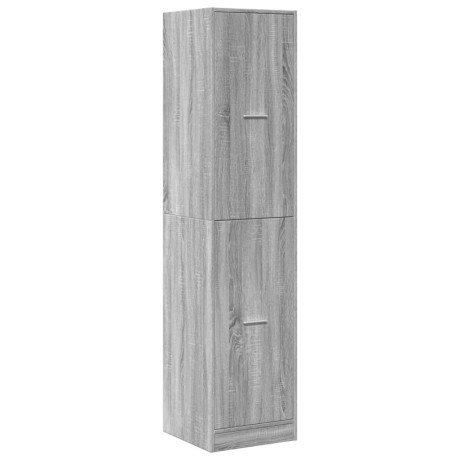 vidaXL Apothekerskast 40x41x174,5 cm bewerkt hout grijs sonoma eiken afbeelding3 - 1