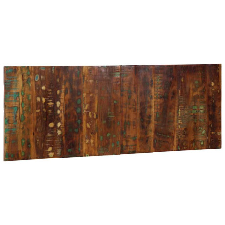 vidaXL Hoofdbord 140 cm massief gerecycled hout meerkleurig afbeelding3 - 1
