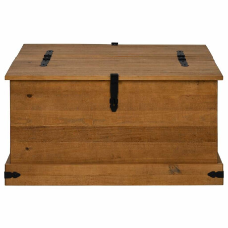 vidaXL Opbergkist HALDEN 91x91x47 cm massief grenenhout afbeelding3 - 1