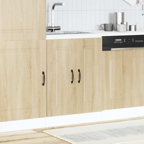 vidaXL Spoelbakonderkast Kalmar 60x46x81,5cm bewerkt hout sonoma eiken afbeelding3 - 1