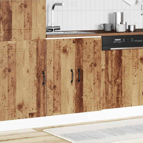 vidaXL Spoelbakonderkast Kalmar 60x46x81,5 cm bewerkt hout oud hout afbeelding3 - 1