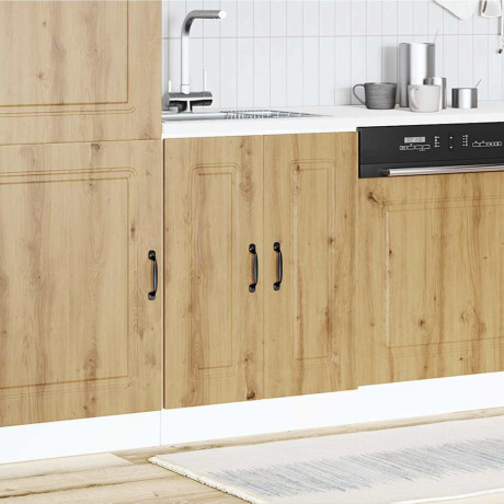 vidaXL Spoelbakonderkast Kalmar 60x46x81,5 cm hout artisanaal eiken afbeelding3 - 1