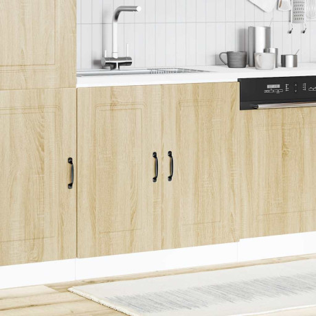 vidaXL Spoelbakonderkast Kalmar 80x46x81,5cm bewerkt hout sonoma eiken afbeelding3 - 1