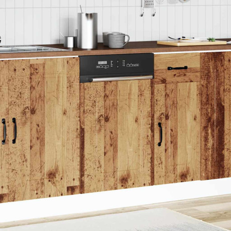 vidaXL Vaatwaspaneel Kalmar 45x1,5x57 cm bewerkt hout oud houtkleurig afbeelding3 - 1