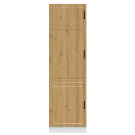 vidaXL Keukenkast Lucca bewerkt hout artisanaal eikenkleur afbeelding3 - 1