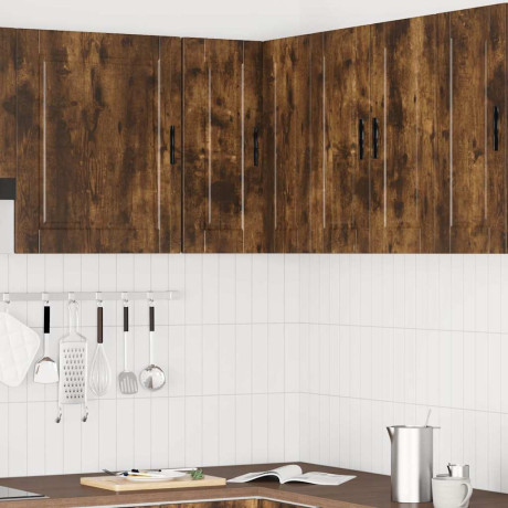 vidaXL Keuken hoekkast "Porto" bewerkt hout gerookt eikenkleurig afbeelding3 - 1