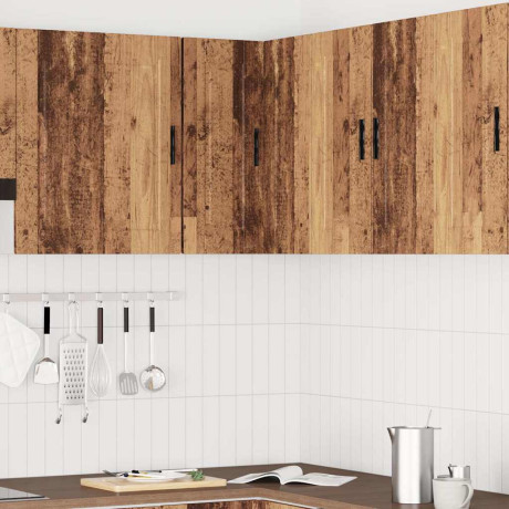 vidaXL Keuken hoekkast "Porto" bewerkt hout oud houtkleurig afbeelding3 - 1