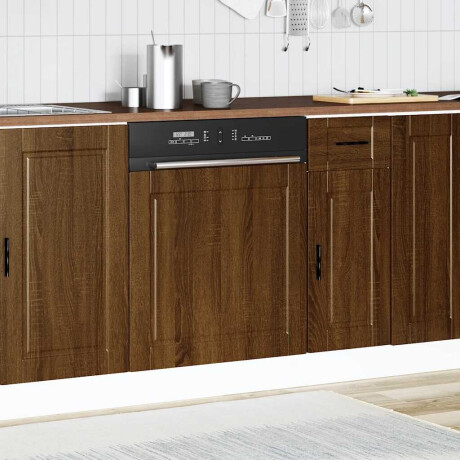 vidaXL Vaatwaspaneel Porto 60x1,5x57 cm bewerkt hout bruin eikenkleur afbeelding3 - 1