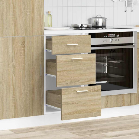 vidaXL Onderkast Lyon 40x46x81,5 cm bewerkt hout sonoma eikenkleurig afbeelding3 - 1