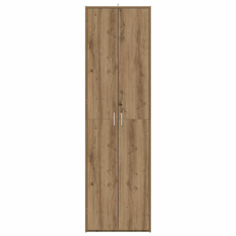 vidaXL Gangkast 55x25x189 cm bewerkt hout artisanaal eikenkleur afbeelding3 - 1