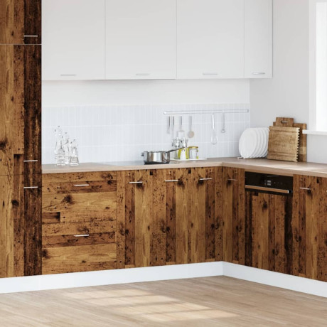 vidaXL Onderkast Lyon 60x46x81,5 cm bewerkt hout oud houtkleurig afbeelding3 - 1