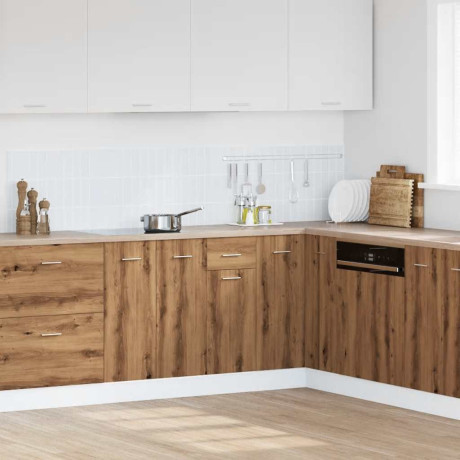 vidaXL Onderkast met lade Lyon 40x46x81,5 cm bewerkt hout artisanaal eiken afbeelding3 - 1