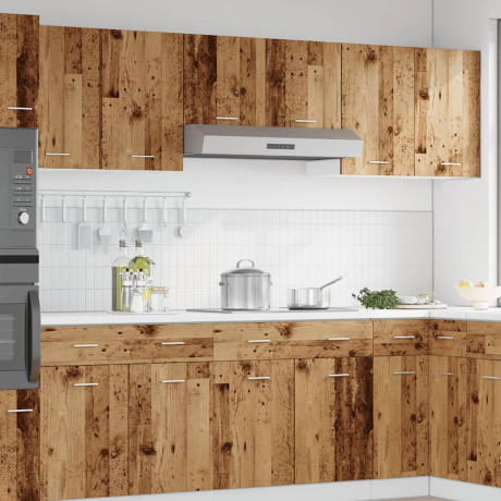 vidaXL Bovenkast Lyon 50x31x60 cm bewerkt hout oud houtkleurig afbeelding3 - 1