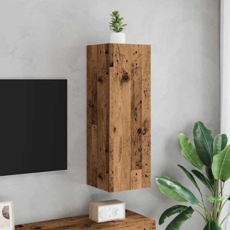 vidaXL Tv-meubel 30,5x30x90 cm bewerkt hout oud houtkleurig afbeelding3 - 1