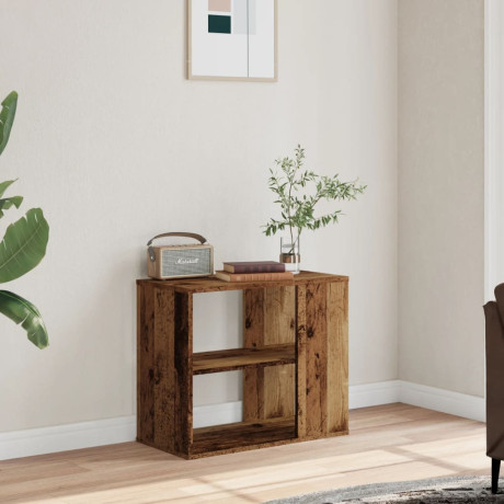 vidaXL Bijzetkast 60x30x50 cm bewerkt hout oud houtkleurig afbeelding3 - 1