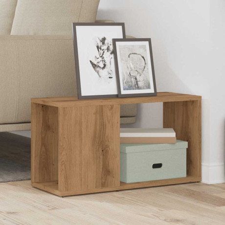 vidaXL Tv-meubel 60x24x32 cm bewerkt hout artisanaal eikenkleur afbeelding3 - 1