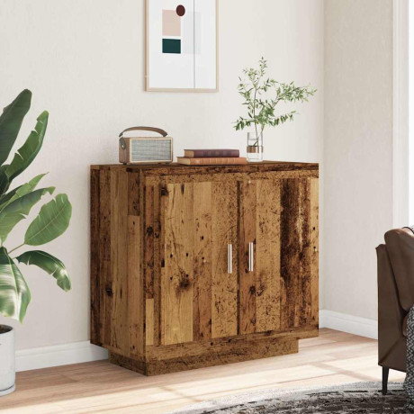 vidaXL Dressoir 80x40x75 cm bewerkt hout oud houtkleurig afbeelding3 - 1