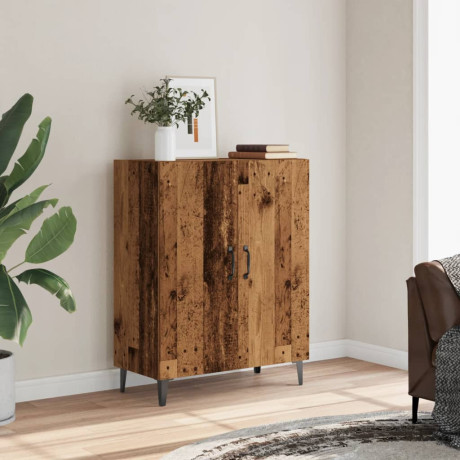 vidaXL Dressoir 70x34x90 cm bewerkt hout oud houtkleurig afbeelding3 - 1