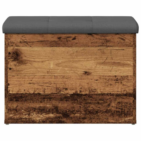 vidaXL Opbergbankje 62x42x45 cm bewerkt hout oud houtkleurig afbeelding3 - 1