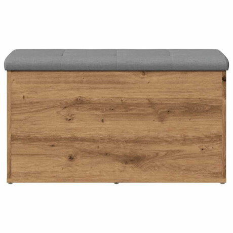 vidaXL Opbergbankje 82x42x45 cm bewerkt hout artisanaal eikenkleur afbeelding3 - 1