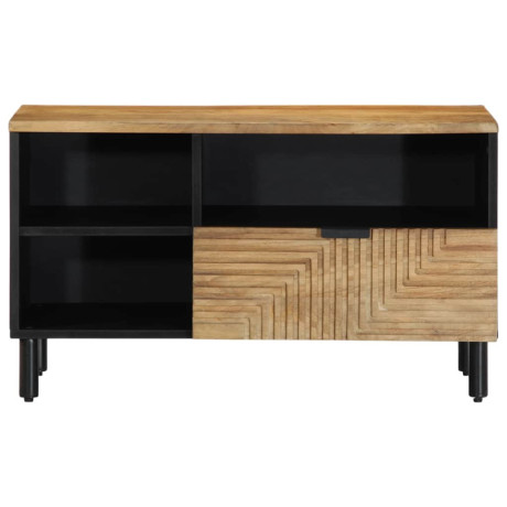 vidaXL Tv-meubel 80x33x46 cm massief mangohout bruin afbeelding3 - 1
