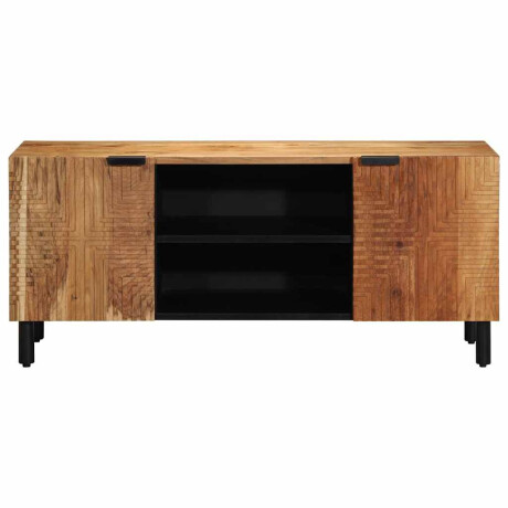 vidaXL TV-kast 105x33x46 cm massief acaciahout afbeelding3 - 1