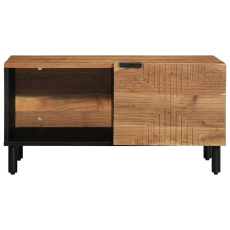 vidaXL Salontafel 80x50x40 cm Massief Acaciahout afbeelding3 - 1