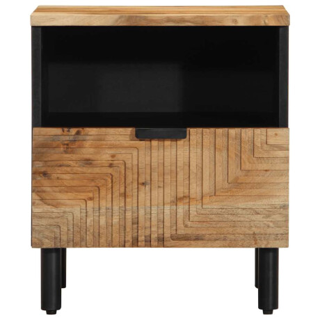 vidaXL Nachtkastje 40x33x46 cm Massief hout Acacia afbeelding3 - 1