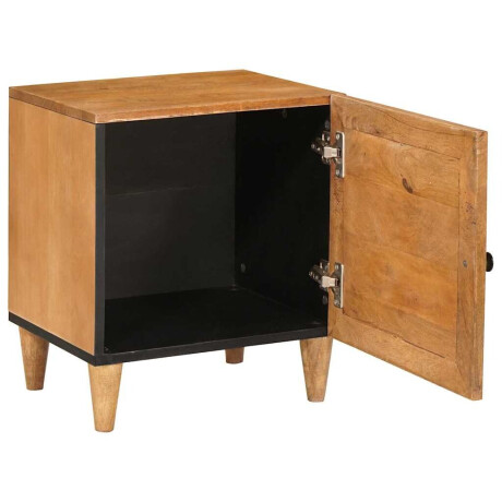 vidaXL Nachtkastje Licht Bruin 80 x 50 x 40 cm Bewerkt hout afbeelding3 - 1
