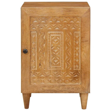 vidaXL Badkamer Kast Lichtbruin 38 x 33.5 x 160 cm Massief Mango Hout afbeelding3 - 1